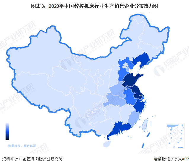 【干货】2023年数控机床行业产业链全景梳理及区域热力地图(图3)